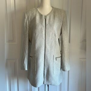 NWOT ZARA Women Jacket, Gray, Size Extra Large